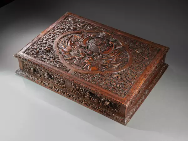 Coffret aux armes de Salm-Kyrbourg, attribué à César Bagard à Nancy