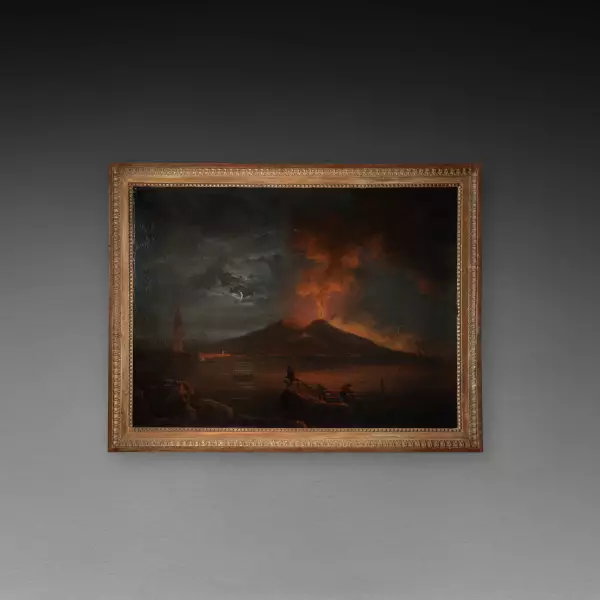 Éruption nocturne du Vésuve, attribuée à Lacroix de Marseille, v. 1770