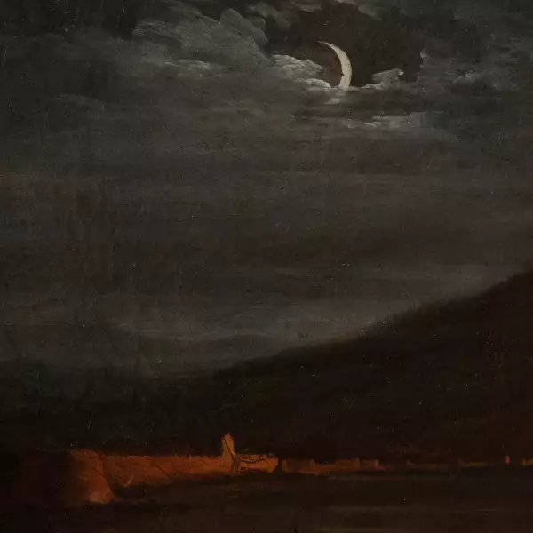 Éruption nocturne du Vésuve, attribuée à Lacroix de Marseille, v. 1770