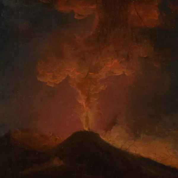 Éruption nocturne du Vésuve, attribuée à Lacroix de Marseille, v. 1770