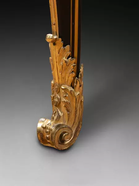 Bureau plat en placage d’ébène, François Lieutaud vers 1720