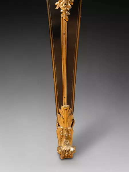 Bureau plat en placage d’ébène, François Lieutaud vers 1720