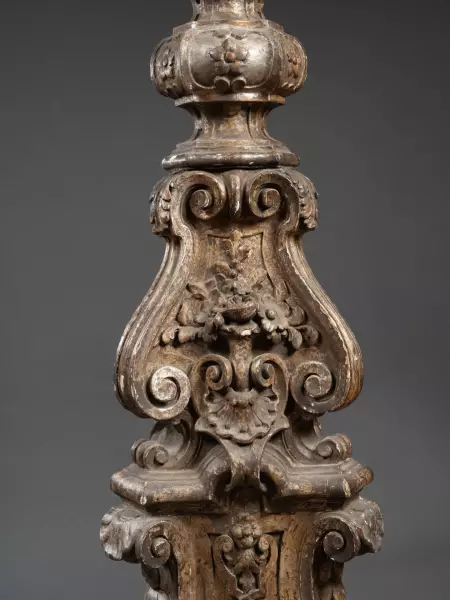 Monumentale paire de torchères, Paris époque Louis XIV