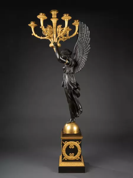 Paire de candélabres signés Chiboust, Paris époque Empire