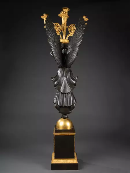 Paire de candélabres signés Chiboust, Paris époque Empire