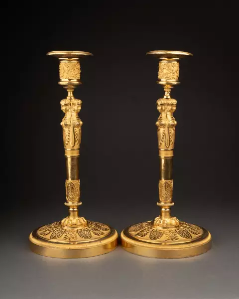Paire de flambeaux attribuable à Claude Galle, Paris vers 1807