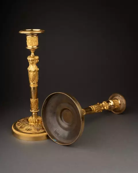 Paire de flambeaux attribuable à Claude Galle, Paris vers 1807