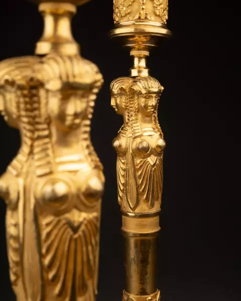 Paire de flambeaux attribuable à Claude Galle, Paris vers 1807