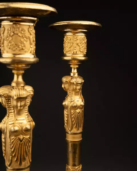 Paire de flambeaux attribuable à Claude Galle, Paris vers 1807