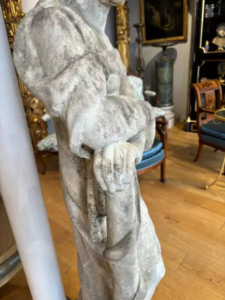 Hercule au repos, marbre de carrare XVIIIe siècle