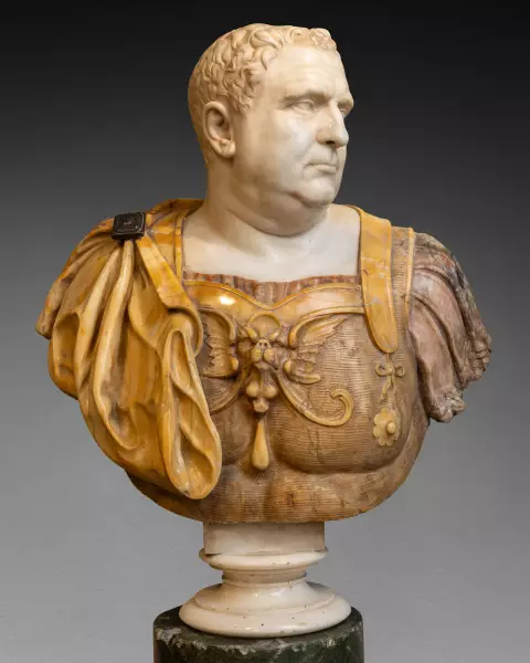 Buste de l’empereur Vitellius, Rome vers 1820