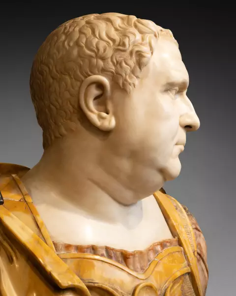 Buste de l’empereur Vitellius, Rome vers 1820