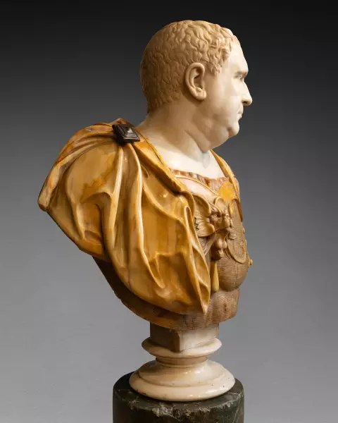 Buste de l’empereur Vitellius, Rome vers 1820