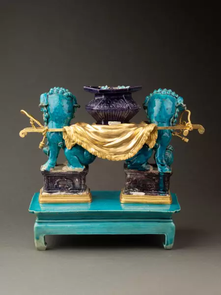 Palanquin aux chiens de Fö, Paris vers 1780-1790
