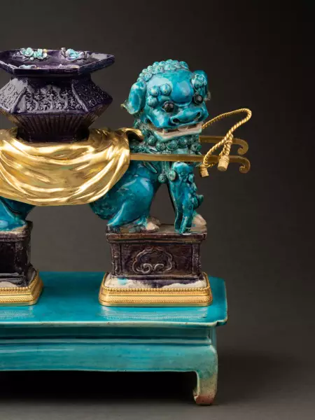 Palanquin aux chiens de Fö, Paris vers 1780-1790