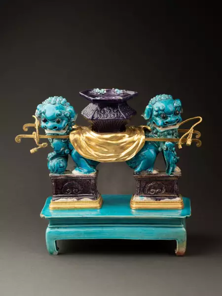 Palanquin aux chiens de Fö, Paris vers 1780-1790