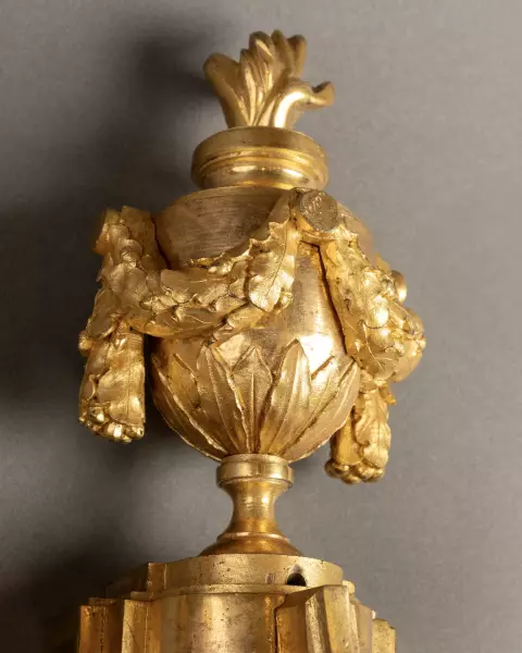 Paire d’appliques aux lions par St Germain, Paris vers 1765