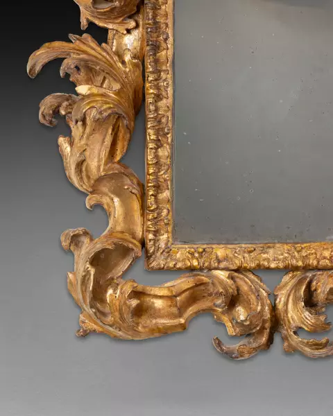 Miroir rocaille attribuable à Filippo Passarini, Rome vers 1680