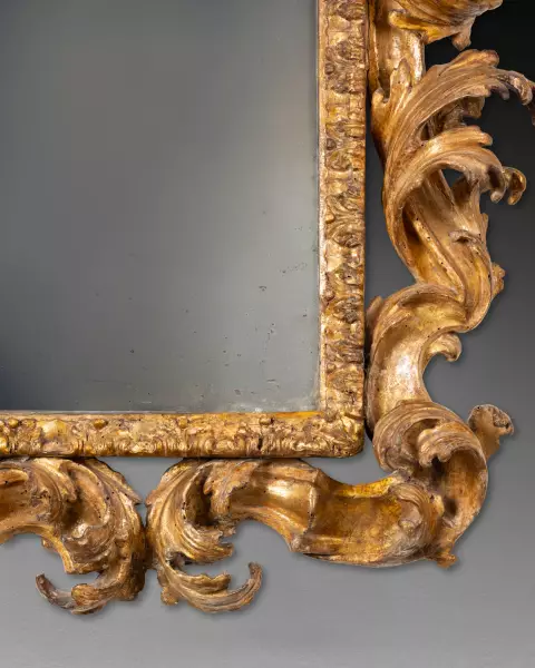 Miroir rocaille attribuable à Filippo Passarini, Rome vers 1680