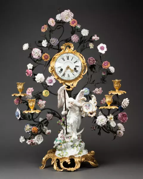 Pendule - candélabre au Temps, Paris vers 1760