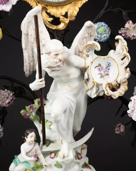 Pendule - candélabre au Temps, Paris vers 1760