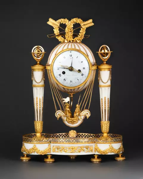 Pendule à la montgolfière, Paris vers 1785