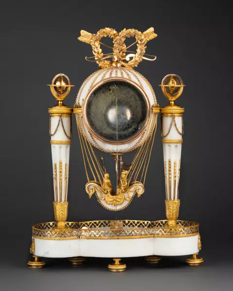 Pendule à la montgolfière, Paris vers 1785