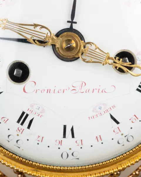 Pendule à la montgolfière, Paris vers 1785