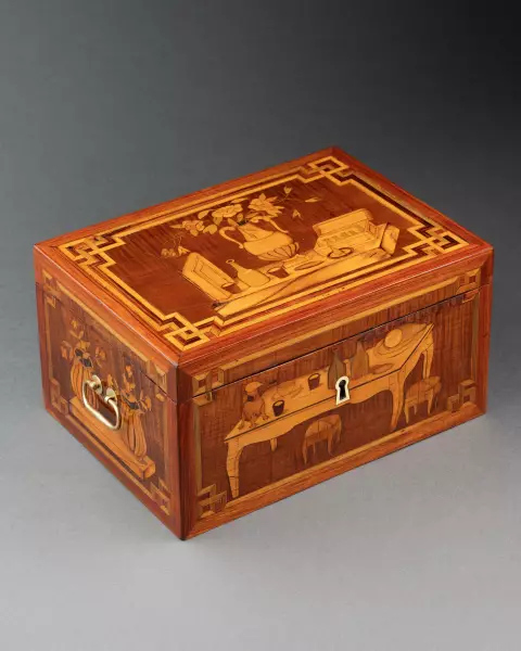 Coffret de voyage attribué à C. Topino, Paris vers 1775