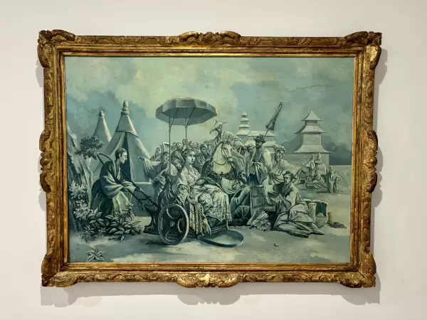 Le jardin chinois et la foire chinoise d’après F. Boucher, XVIIIe siècle
