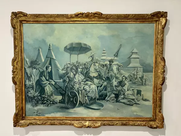Le jardin chinois et la foire chinoise d’après F. Boucher, XVIIIe siècle