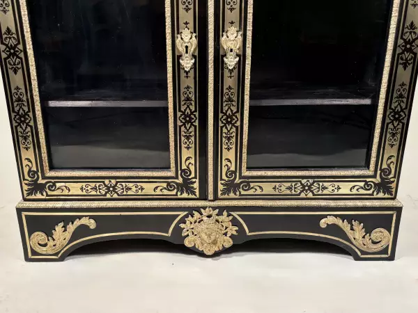 Bibliothèque basse en marqueterie Boulle, Paris ép Louis XIV