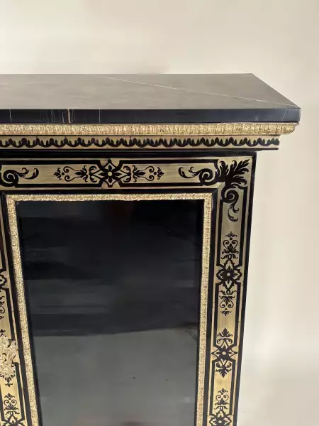 Bibliothèque basse en marqueterie Boulle, Paris ép Louis XIV