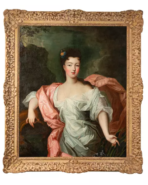 Princesse de Conti en iris, Pierre Gobert, vers 1720