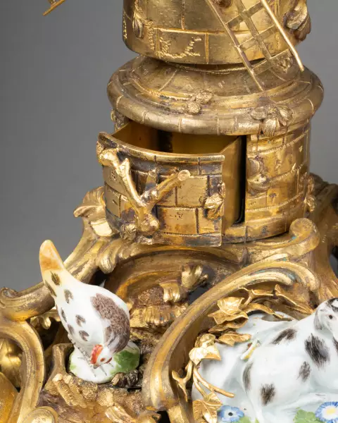 Pendule Arlequin et Colombine, Paris vers 1765