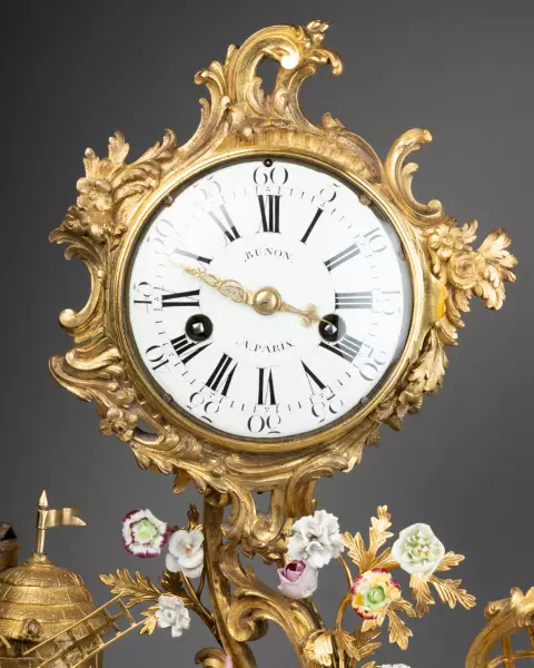 Pendule Arlequin et Colombine, Paris vers 1765