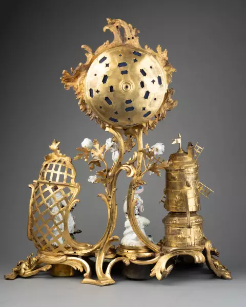 Pendule Arlequin et Colombine, Paris vers 1765
