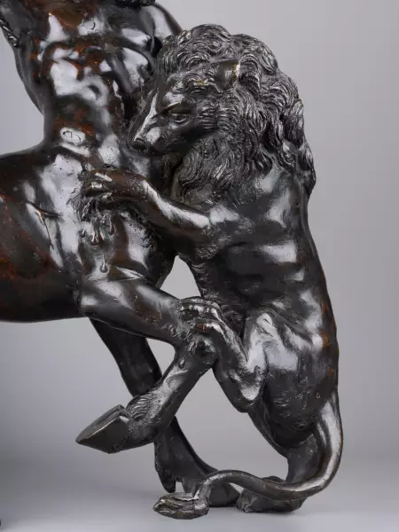 Le centaure aux prises avec un lion, fin 17 ème début du 18 ème siècle